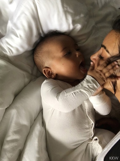 Saint West, Kim Kardashian